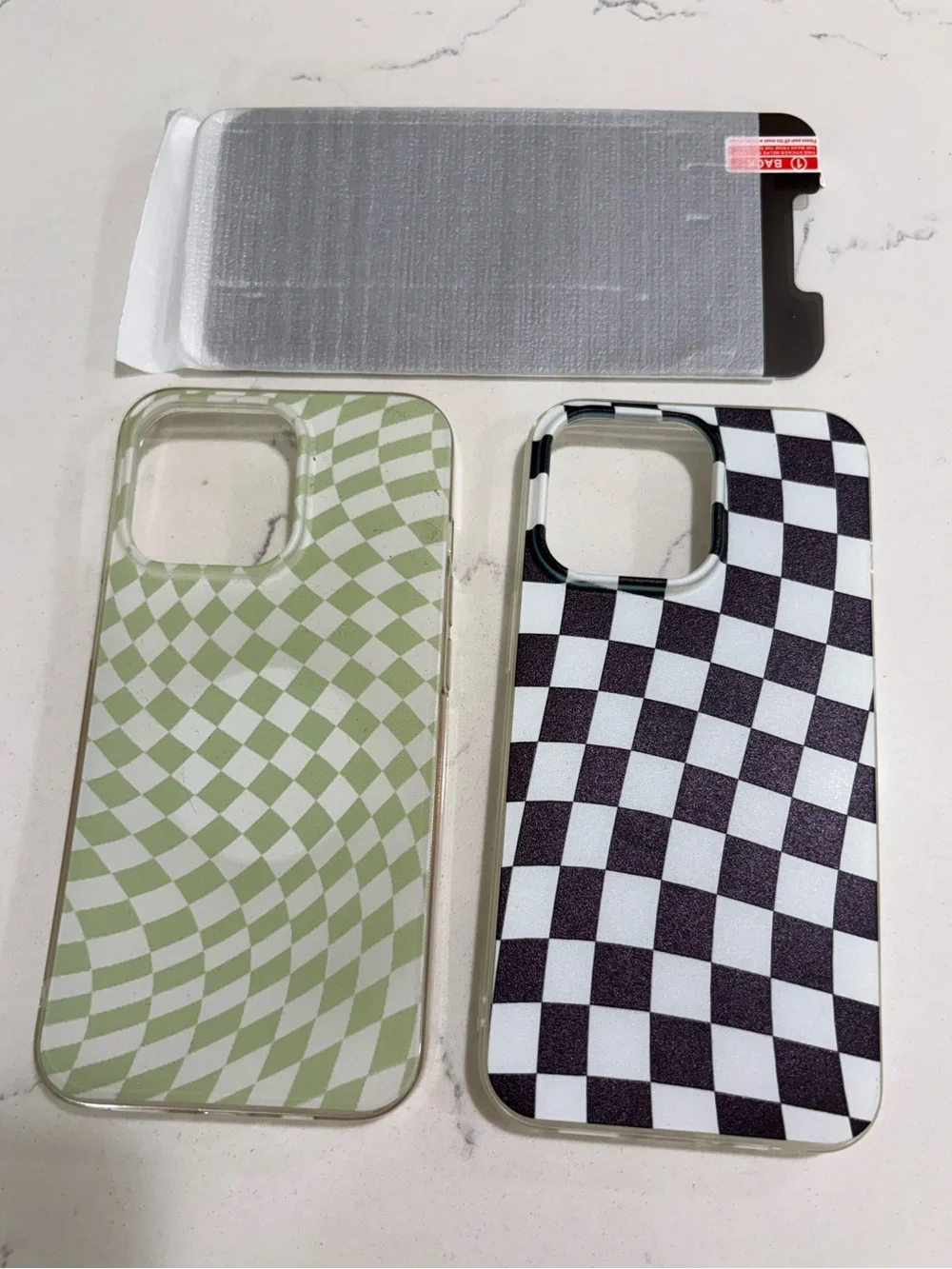 iPhone 13 Pro Case | 2-pack twist checkered design